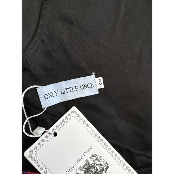 NWT Only Little Once Christmas Plaid Apron Child medium 2 of 2 - Picture 2 of 6